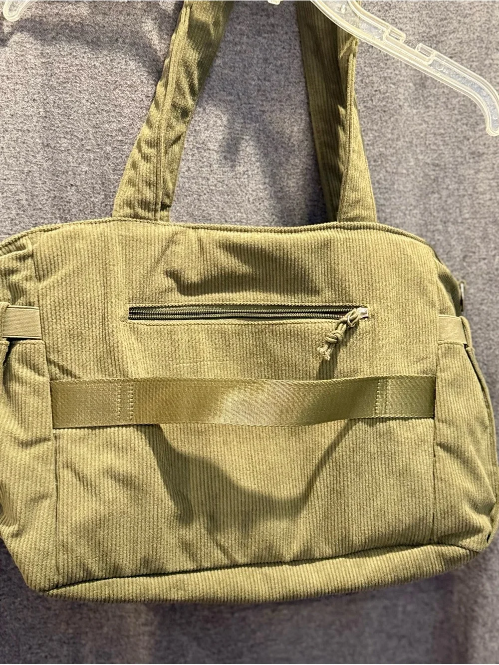 Bagstellar Olive Corduroy Tote/Travel Bag Pre-owned